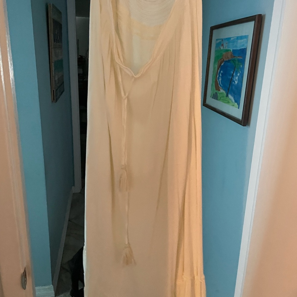 Cream Maxi Dress - Picture 2 of 3